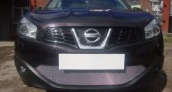 1 539 р. Сетка на бампер Russtal (хром) Nissan Qashqai 2 J11 рестайлинг (2017-2022). Увеличить фотографию 6