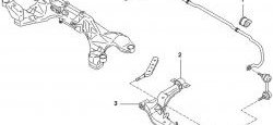 439 р. Полиуретановый сайлентблок нижнего рычага передней подвески (задний) Точка Опоры  Nissan Almera  седан - Tino. Увеличить фотографию 2