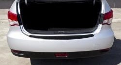 1 159 р. Накладка на задний бампер RA  Nissan Almera  седан (2012-2019). Увеличить фотографию 2