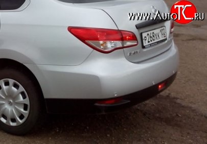 4 849 р. Задний бампер Стандартный  Nissan Almera  седан (2012-2019) (неокрашенный)