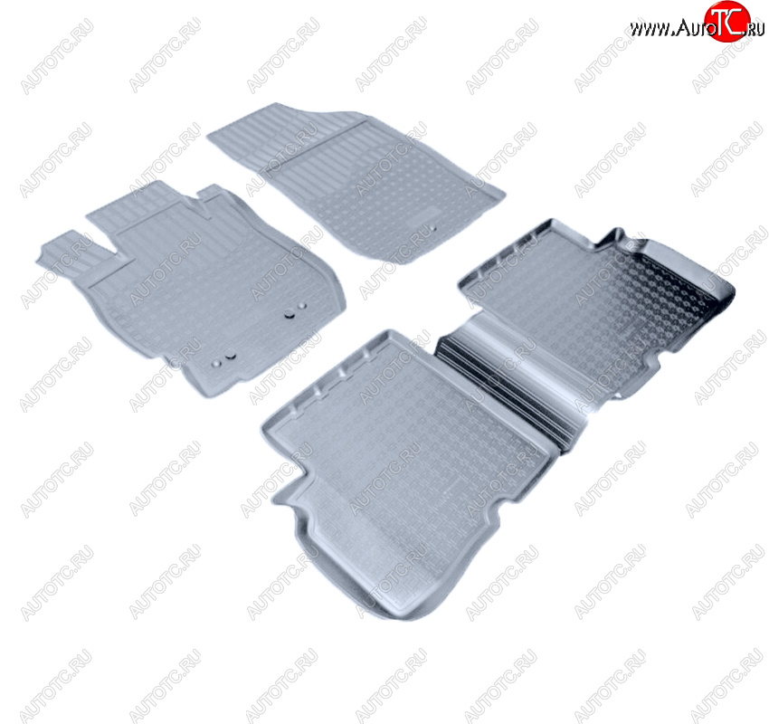 2 759 р. Коврики салона Norplast Unidec  Nissan Almera  седан (2012-2019) (Цвет: серый)