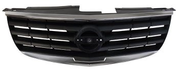 5 949 р. Решётка радиатора SAT Nissan Almera Classic седан B10 (2006-2013) (Неокрашенная). Увеличить фотографию 1
