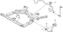 869 р. Полиуретановый сайлентблок нижнего рычага передней подвески (передний) Точка Опоры  Nissan Altima  седан - Teana  1 J31. Увеличить фотографию 2