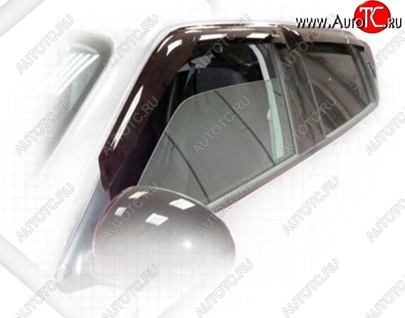 1 989 р. Дефлектора окон CA-Plastiс  Nissan Juke  1 YF15 (2010-2020) (Classic полупрозрачный)