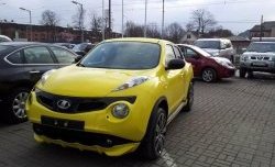 3 999 р. Накладка на передний бампер Impul Nissan Juke 1 YF15 дорестайлинг (2010-2014) (Неокрашенная). Увеличить фотографию 10