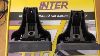 2 999 р. Комплект опор багажника INTER Nissan Juke 1 YF15 рестайлинг (2014-2020). Увеличить фотографию 3