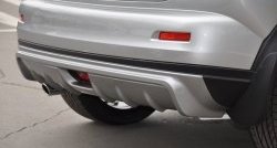 3 999 р. Накладка на задний бампер Impul Nissan Juke 1 YF15 дорестайлинг (2010-2014) (Неокрашенная). Увеличить фотографию 1