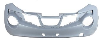 11 549 р. Бампер передний (под омыватели) SAT  Nissan Juke  1 YF15 (2010-2014) (Неокрашенный). Увеличить фотографию 1