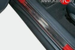 2 501 р. Комплект накладок на порожки автомобиля Novline  Nissan Juke  1 YF15 (2010-2014). Увеличить фотографию 1