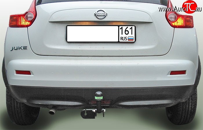 6 749 р. Фаркоп (2WD) Лидер Плюс  Nissan Juke  1 YF15 (2010-2014) (Без электропакета)