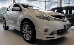 22 749 р. Комплект порогов Impul Nissan Murano 2 Z51 рестайлинг (2010-2016) (Неокрашенные). Увеличить фотографию 2