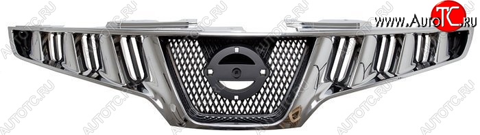 7 599 р. Решётка радиатора SAT Nissan Murano 2 Z51 дорестайлинг (2008-2011) (Неокрашенная)