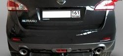 7 349 р. Фаркоп Лидер Плюс (до 1200 кг)  Nissan Murano  2 Z51 (2010-2016) (Без электропакета). Увеличить фотографию 1