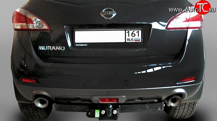 7 349 р. Фаркоп Лидер Плюс (до 1200 кг)  Nissan Murano  2 Z51 (2010-2016) (Без электропакета)