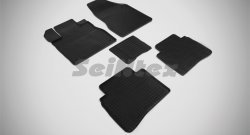 Износостойкие коврики в салон с рисунком Сетка SeiNtex Premium 4 шт. (резина) Nissan (Нисан) Murano (Мурано)  1 Z50 (2002-2009) 1 Z50