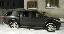 20 649 р. Накладки на колёсные арки RA (комплект)  Nissan Navara  2 D40 (2004-2010) (Поверхность шагрень). Увеличить фотографию 9