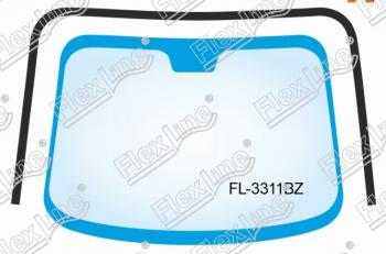 1 769 р. Молдинг лобового стекла FlexLine  Nissan Note  1 (2004-2013). Увеличить фотографию 1
