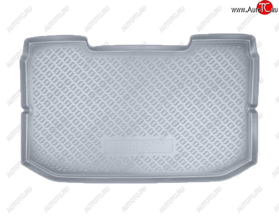 1 479 р. Коврик багажника Norplast Unidec  Nissan Note  1 (2004-2013) (Цвет: серый)