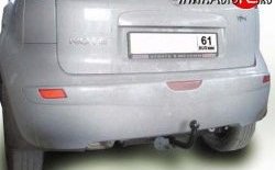 7 649 р. Фаркоп Лидер Плюс  Nissan Note  1 (2004-2008) (Без электропакета). Увеличить фотографию 1