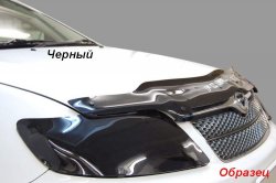 1 839 р. Дефлектор капота CA-Plastik  Nissan NV200  Euro (2009-2024) (Classic черный, Без надписи). Увеличить фотографию 2