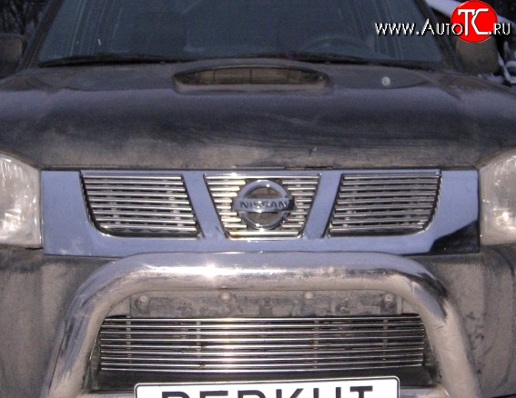 6 799 р. Декоративная вставка решетки радиатора Berkut Nissan Pathfinder R51 дорестайлинг (2004-2007)