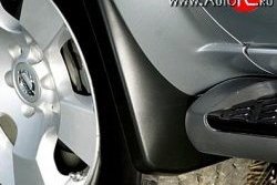 979 р. Передние брызговики NovLine 2 шт.  Nissan Pathfinder  3 R51 (2007-2016). Увеличить фотографию 1