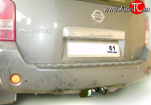 5 699 р. Фаркоп Лидер Плюс (до 1200 кг) Nissan Pathfinder R51 дорестайлинг (2004-2007) (Без электропакета)
