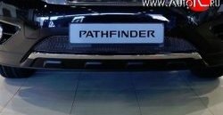 1 799 р. Сетка на бампер Novline  Nissan Pathfinder  R52 (2012-2017). Увеличить фотографию 1