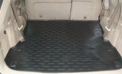 1 789 р. Коврик в багажник (7 мест, длинный) Aileron (полиуретан) Nissan Pathfinder R52 дорестайлинг (2012-2017). Увеличить фотографию 1