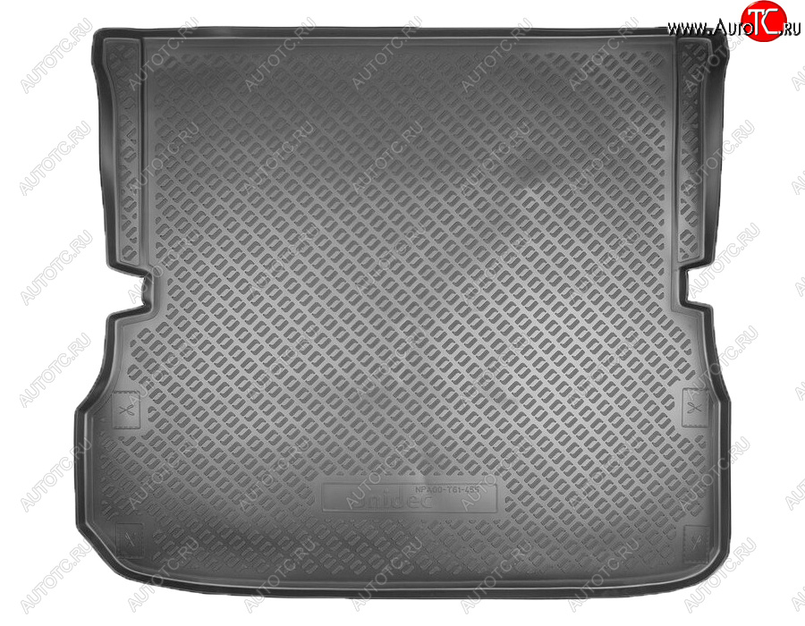 1 999 р. Коврик в багажник Norplast Unidec (сложенный 3-ий ряд)  Nissan Pathfinder  R52 (2012-2017) (Цвет: черный)