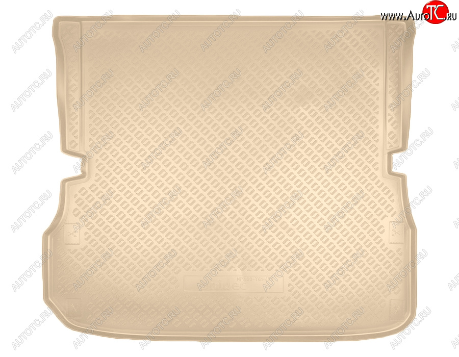 2 479 р. Коврик багажника Norplast Unidec (сложенный 3-й ряд)  Nissan Pathfinder  R52 (2012-2017) (Цвет: бежевый)
