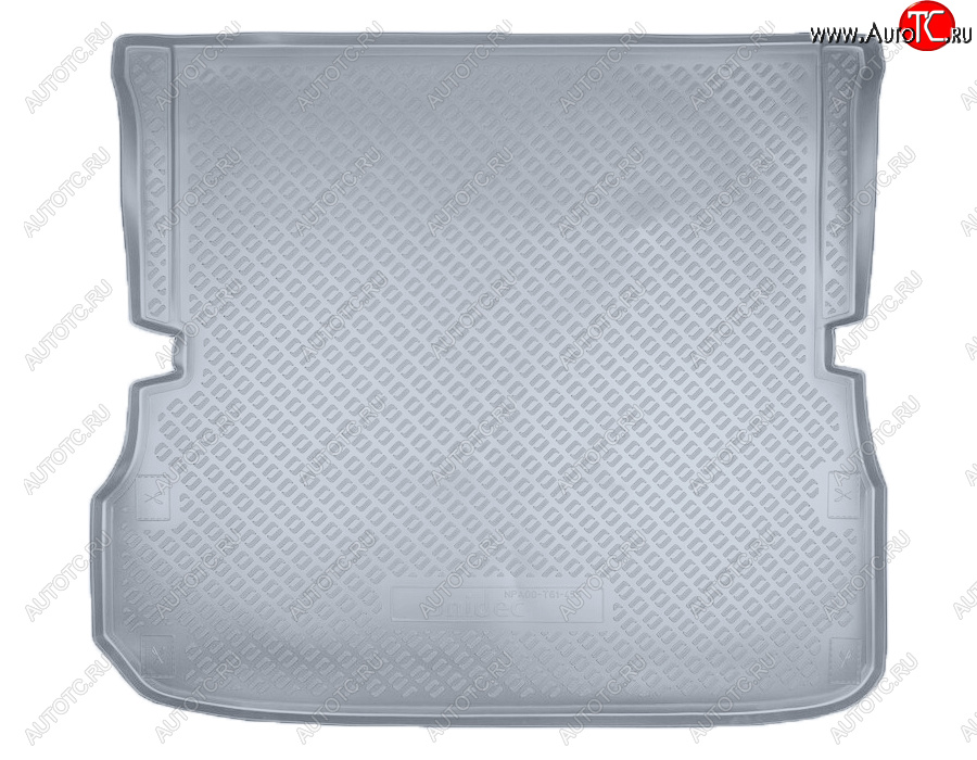 2 479 р. Коврик багажника Norplast Unidec (сложенный 3-й ряд)  Nissan Pathfinder  R52 (2012-2017) (Цвет: серый)
