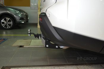 17 899 р. Фаркоп Petroil Tuning (съемный квадрат) Nissan Pathfinder R53 (2021-2024) (Без заглушки ). Увеличить фотографию 2