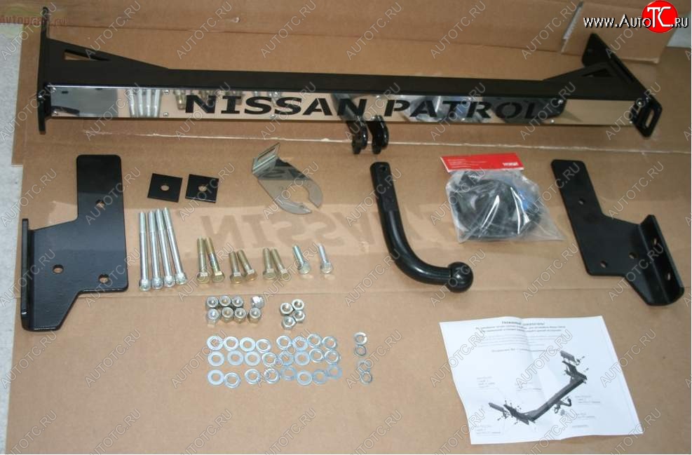 9 089 р. Фаркоп Souz-96 Nissan Patrol 5 Y61 1-ый рестайлинг (2001-2004)