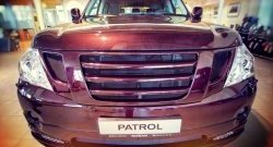 64 549 р. Накладка на передний бампер Impul  Nissan Patrol  6 (2010-2014) (Неокрашенная). Увеличить фотографию 10