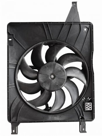 4 499 р. Вентилятор радиатора в сборе (HR16DE) SAT Nissan Qashqai 1 дорестайлинг (2007-2010). Увеличить фотографию 1