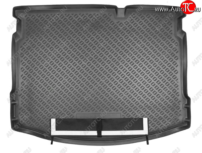 2 659 р. Коврик багажника Norplast  Nissan Qashqai  1 (2007-2013) (Черный, с погрузочным ковриком (фартуком))