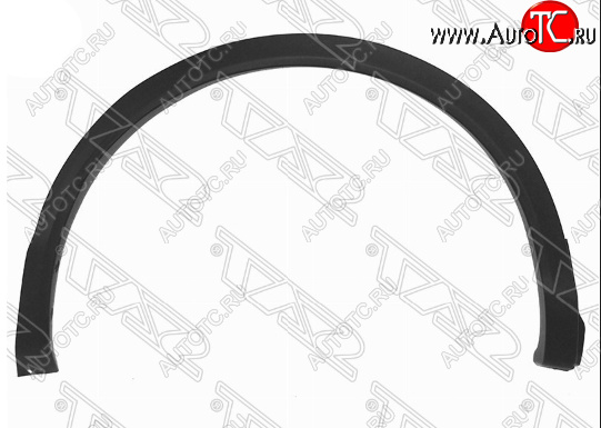 1 749 р. Правая накладка арки SAT (выпуклая, задняя)  Nissan Qashqai  2 (2013-2019)