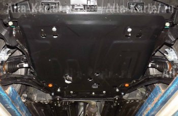 4 799 р. Защита картера двигателя и КПП ALFECO (дв. - все, коробка - все) Nissan Qashqai 2 J11 дорестайлинг (2013-2019). Увеличить фотографию 1