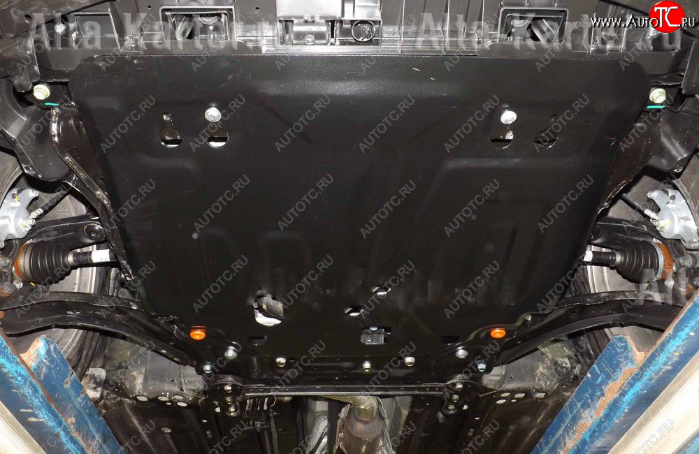 4 799 р. Защита картера двигателя и КПП ALFECO (дв. - все, коробка - все) Nissan X-trail 3 T32 рестайлинг (2017-2022)