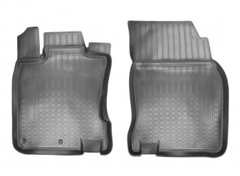 1 079 р. Комплект ковриков в салон Norplast Unidec (передние)  Nissan Qashqai  2 (2013-2022) (Цвет: черный). Увеличить фотографию 1
