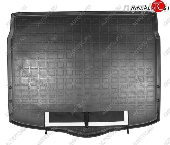 2 579 р. Коврик багажника Norplast  Nissan Qashqai  2 (2017-2022) (Черный, с погрузочным ковриком (фартуком))