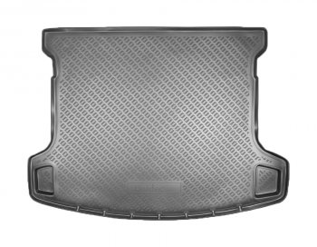 2 859 р. Коврик багажника Norplast Unidec  Nissan Qashqai +2  1 (2008-2014) (Черный, с погрузочным ковриком (фартуком)). Увеличить фотографию 1