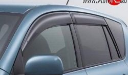 Комплект дефлекторов окон (ветровиков) 4 шт. Russtal Nissan Qashqai +2 1 J10 дорестайлинг (2008-2010)
