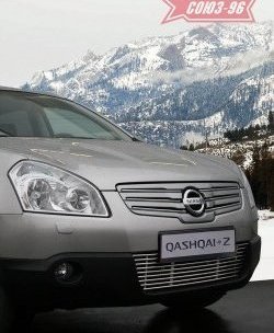 4 769 р. Декоративный элемент воздухозаборника Souz-96 (d10)  Nissan Qashqai +2  1 (2008-2010). Увеличить фотографию 1