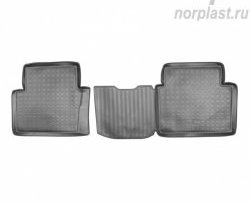 939 р. Комплект ковриков в салон Norplast (задние)  Nissan Qashqai +2  1 (2008-2010). Увеличить фотографию 1