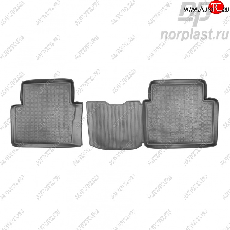 939 р. Комплект ковриков в салон Norplast (задние)  Nissan Qashqai +2  1 (2008-2010)
