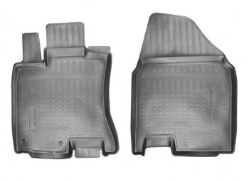 1 229 р. Комплект ковриков в салон Norplast Unidec (передние) Nissan Qashqai 1 J10 рестайлинг (2010-2013) (Цвет: черный). Увеличить фотографию 1
