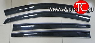 999 р. Комплект дефлекторов окон (ветровиков) 4 шт. Russtal Nissan Qashqai 1 J10 рестайлинг (2010-2013)