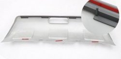 2 849 р. Накладка на задний бампер CT Nissan Qashqai 1 J10 рестайлинг (2010-2013) (Неокрашенная). Увеличить фотографию 2